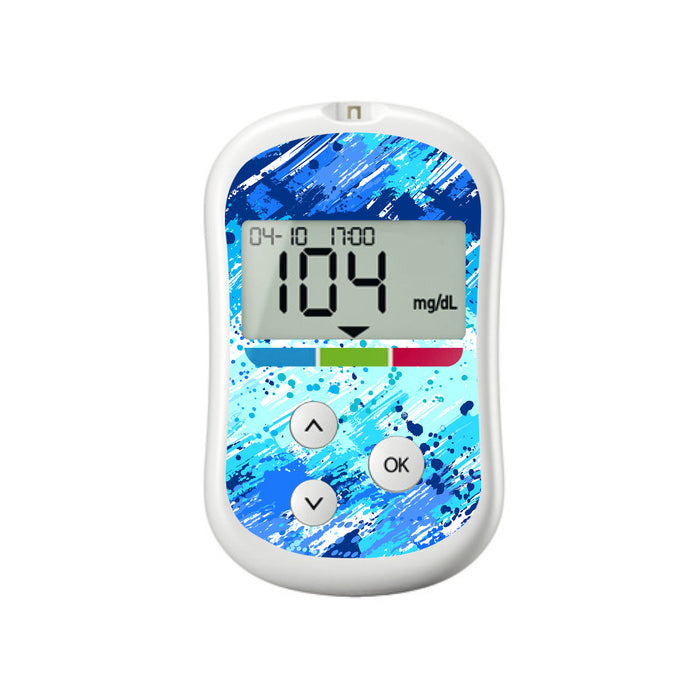 Beta Blue Sticker for OneTouch Verio Flex Glucometer