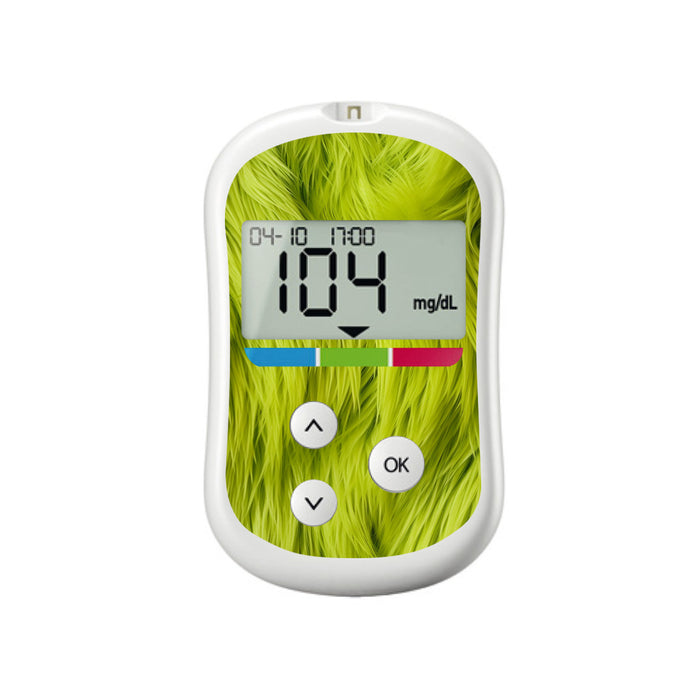 Green Fur Sticker for OneTouch Verio Flex Glucometer