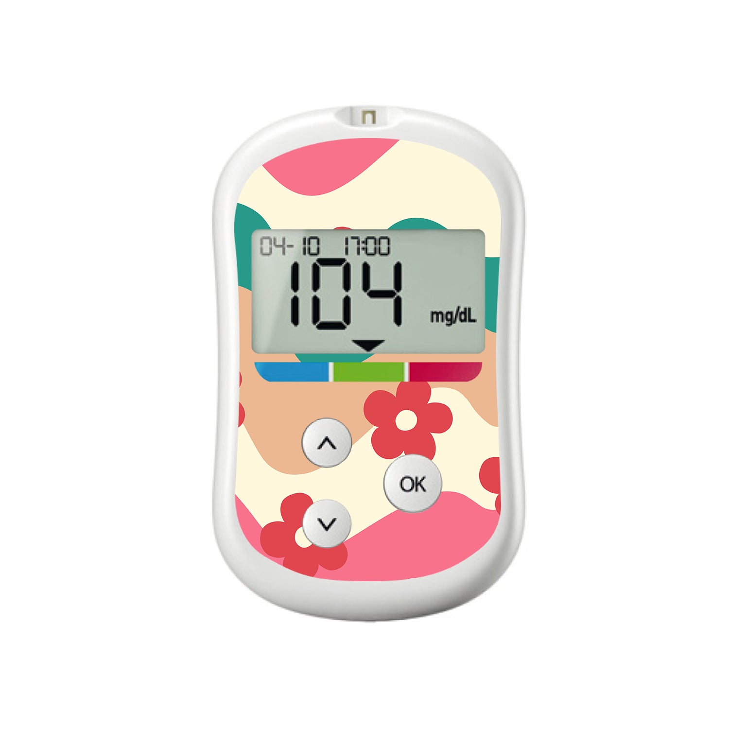 Retro Noel OneTouch Verio Flex Glucometer Sticker - Pump Peelz