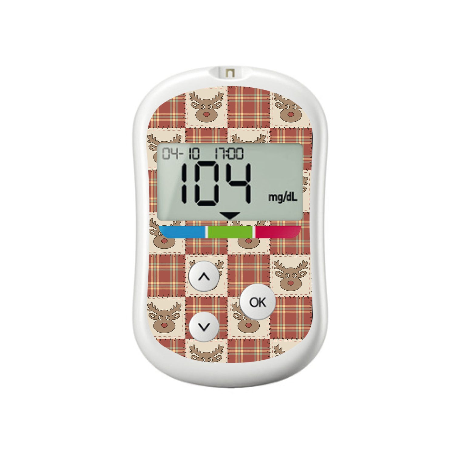 Rustic Reindeer OneTouch Verio Flex Glucometer Sticker - Pump Peelz