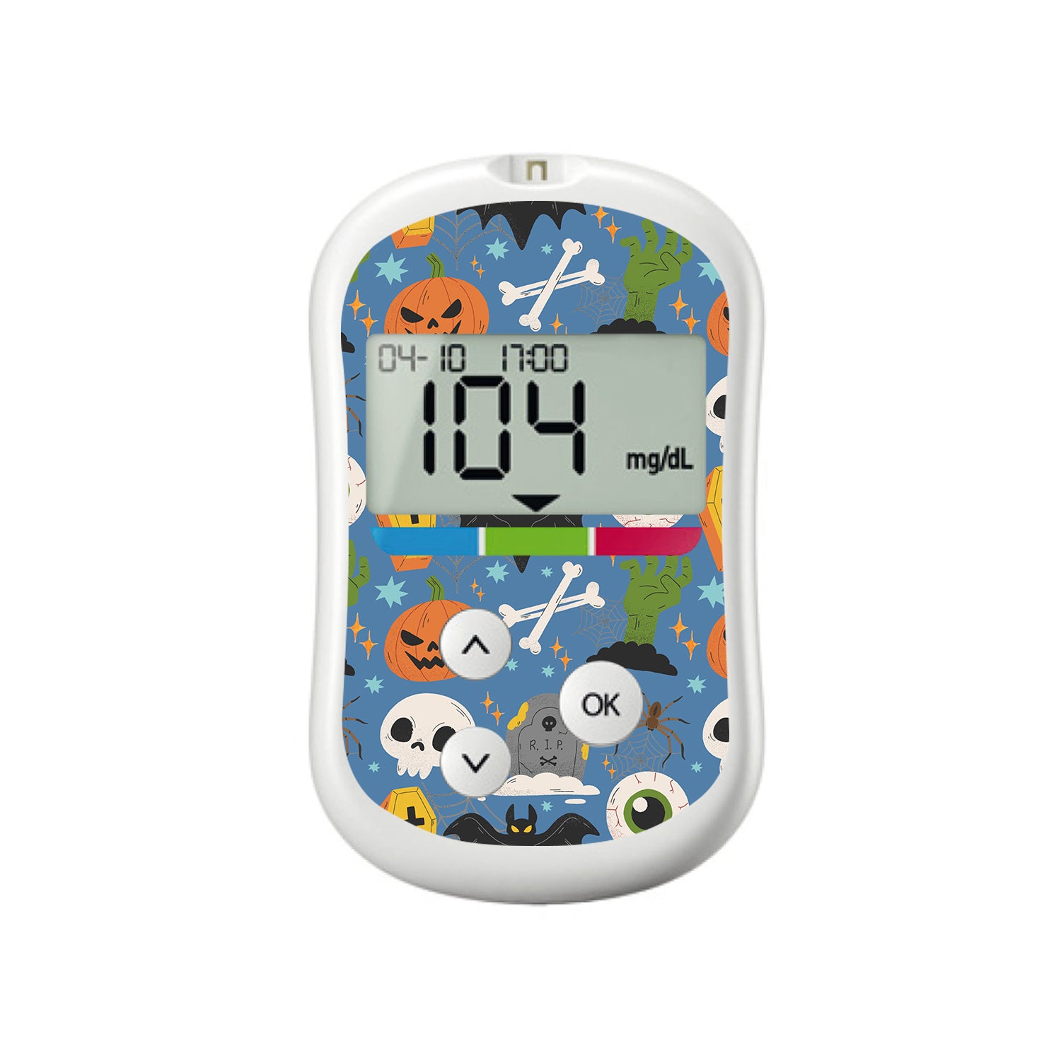 Spooky Night OneTouch Verio Flex Glucometer Sticker - Pump Peelz