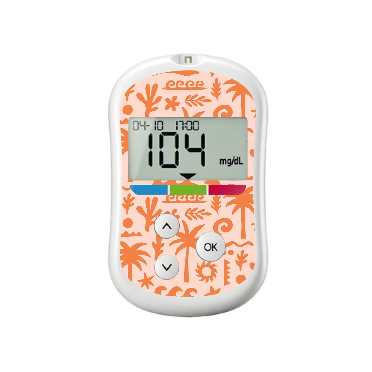 Terracotta Tides OneTouch Verio Flex Glucometer Sticker - Pump Peelz
