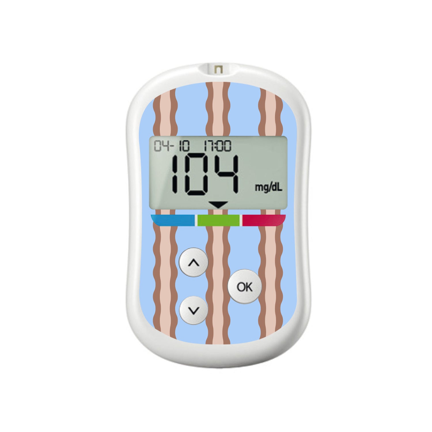 Boardwalk Waves OneTouch Verio Flex Glucometer Sticker - Pump Peelz