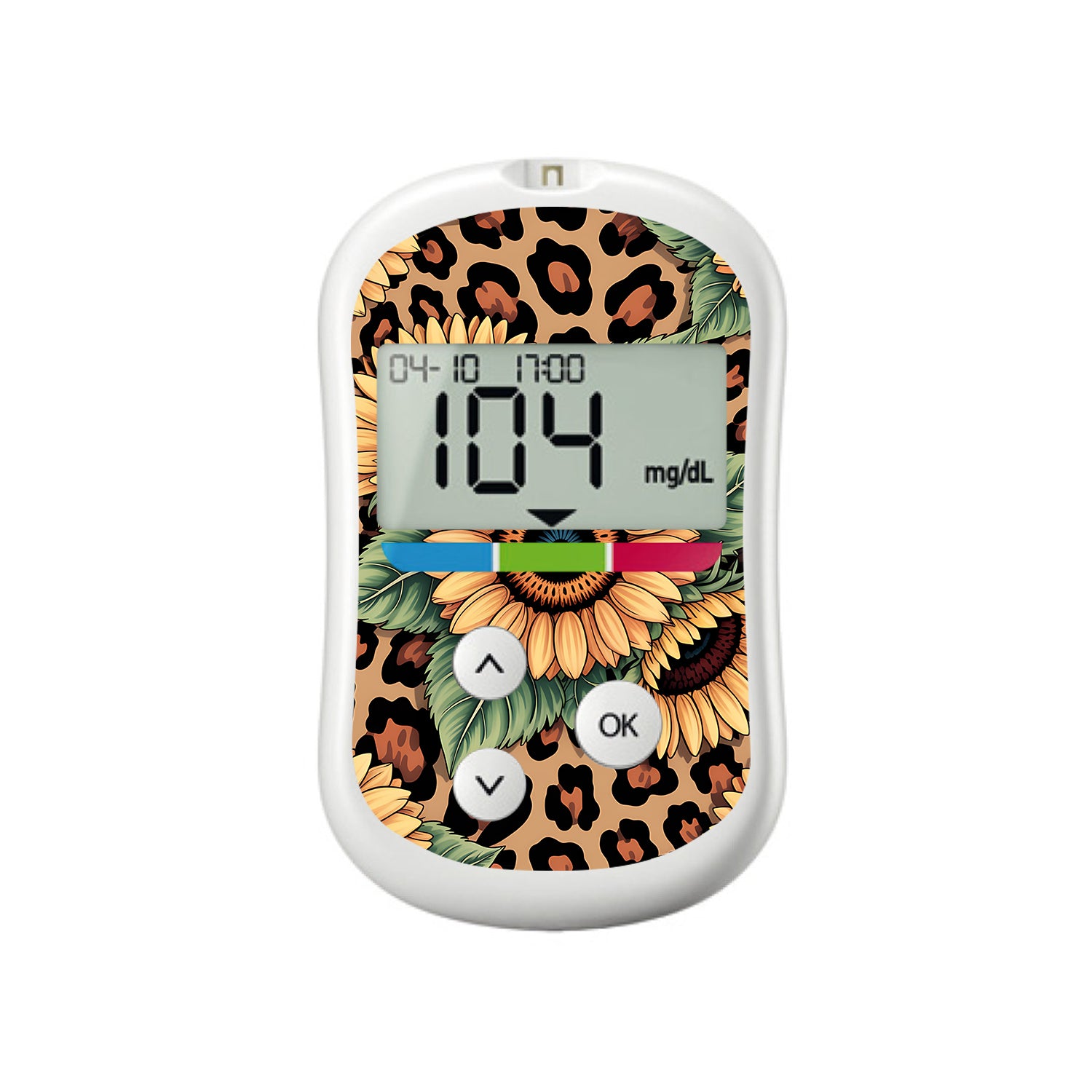 Wild Sunflower OneTouch Verio Flex Glucometer Sticker - Pump Peelz