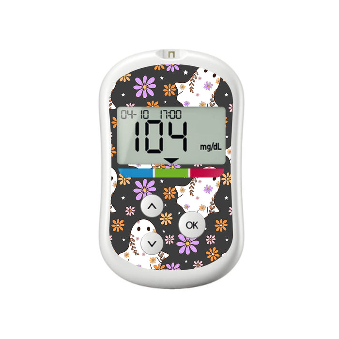 Groovy Ghosts for OneTouch Verio Flex Glucometer