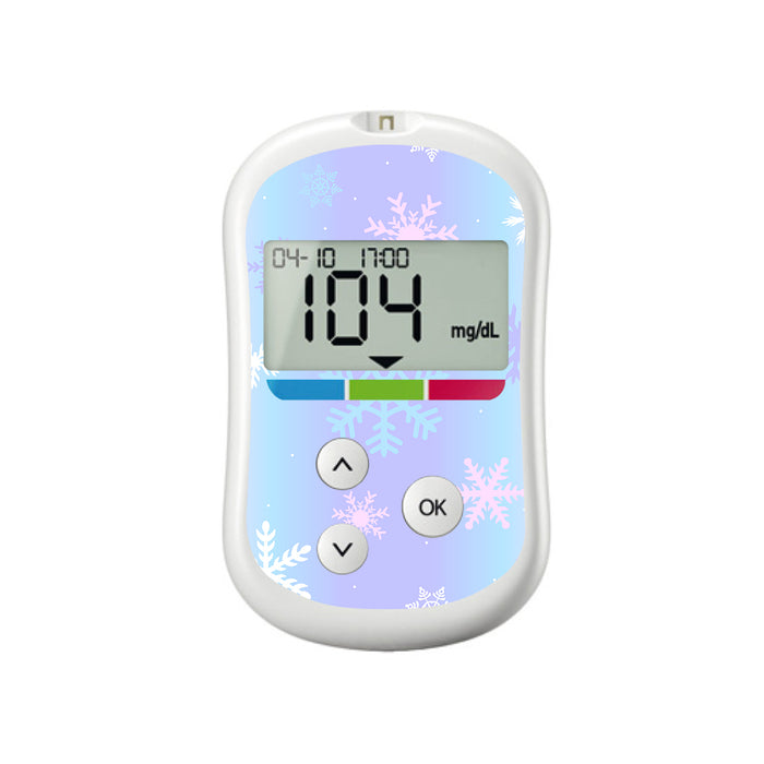 Winter Snowflake for OneTouch Verio Flex Glucometer