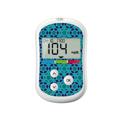 Holiday Stars for OneTouch Verio Flex Glucometer - Pump Peelz