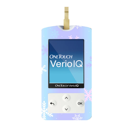Winter Snowflake for OneTouch Verio IQ Glucometer - Pump Peelz