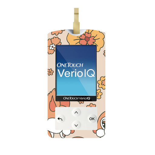 Thanksgiving Floral for OneTouch Verio IQ Glucometer - Pump Peelz