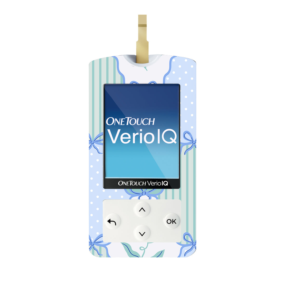 Cottage Bows OneTouch Verio IQ Glucometer Sticker - Pump Peelz
