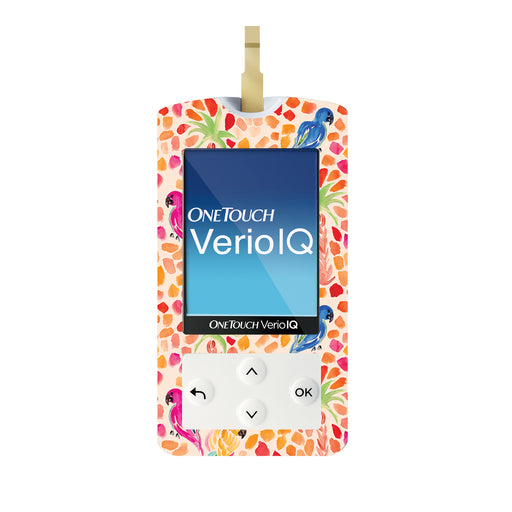 Tropical Watercolor for OneTouch Verio IQ Glucometer - Pump Peelz