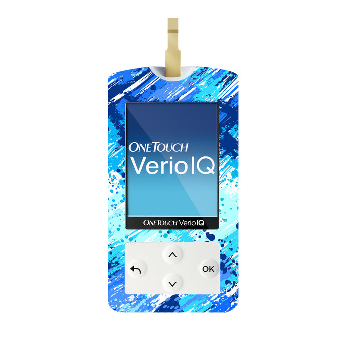 Beta Blue Sticker for OneTouch Verio IQ Glucometer