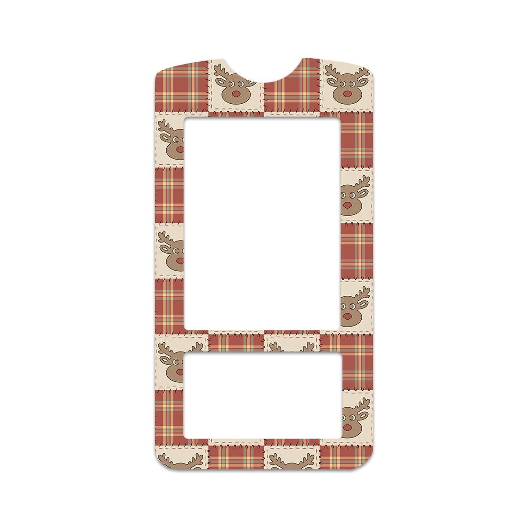 Rustic Reindeer OneTouch Verio IQ Glucometer Sticker - Pump Peelz