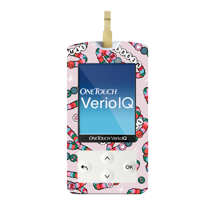 Merry Swiftmas Sticker for OneTouch Verio IQ Glucometer