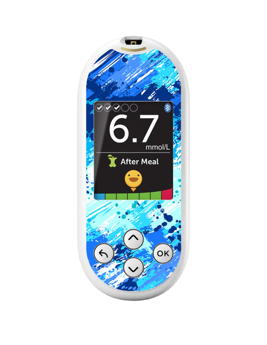 Beta Blue Sticker for OneTouch Verio Reflect Glucometer