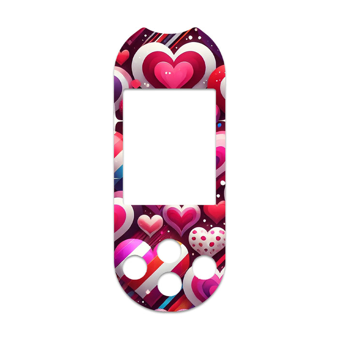 Sparkly Hearts for OneTouch Verio Reflect Glucometer