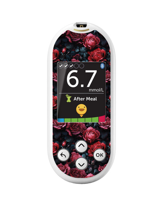 Gothic Roses for OneTouch Verio Reflect Glucometer