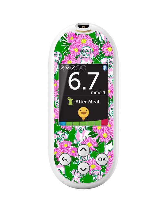 Dogs and Daisies for OneTouch Verio Reflect Glucometer