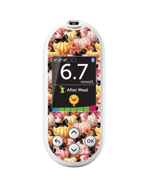 Patterned Pumpkins for OneTouch Verio Reflect Glucometer - Pump Peelz