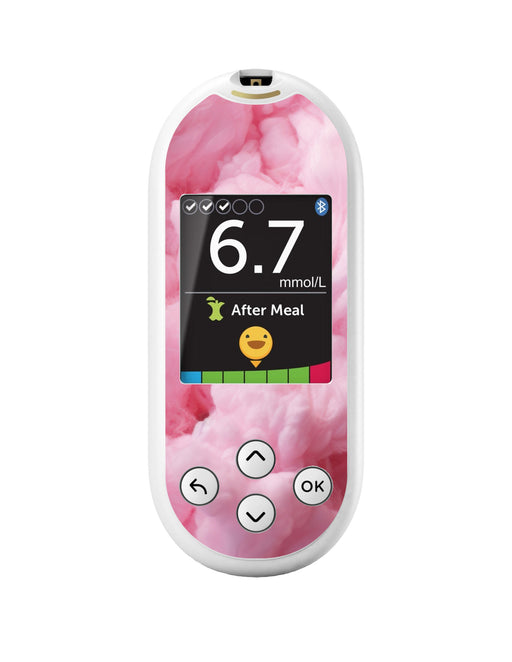 Cotton Candy for OneTouch Verio Reflect Glucometer - Pump Peelz