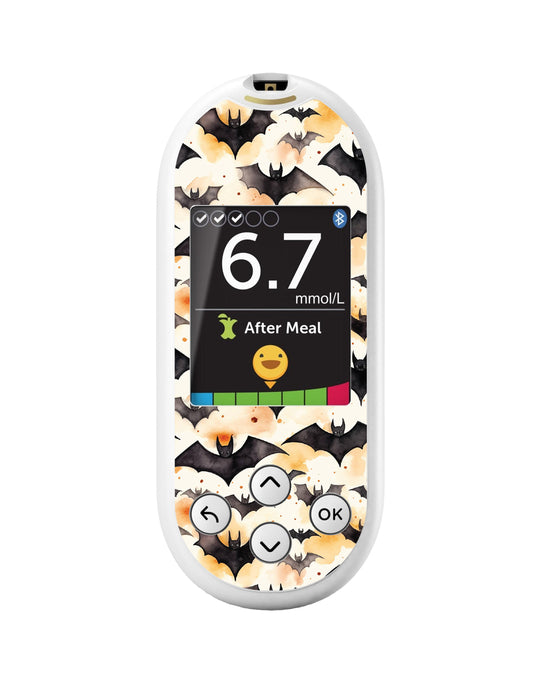 Halloween Bats for OneTouch Verio Reflect Glucometer