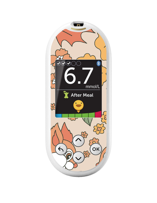 Thanksgiving Floral for OneTouch Verio Reflect Glucometer - Pump Peelz