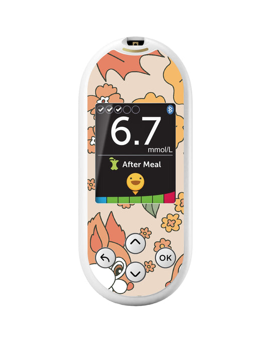 Thanksgiving Floral for OneTouch Verio Reflect Glucometer