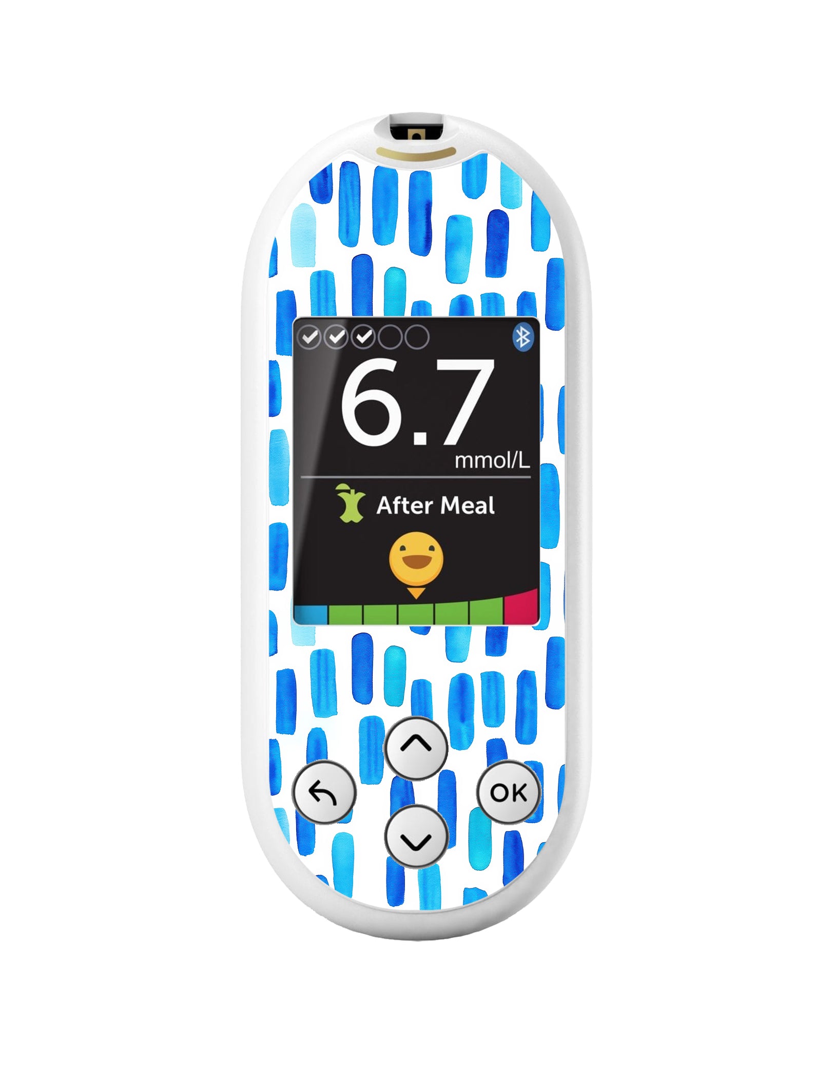 Level Lines OneTouch Verio Reflect Glucometer - Pump Peelz