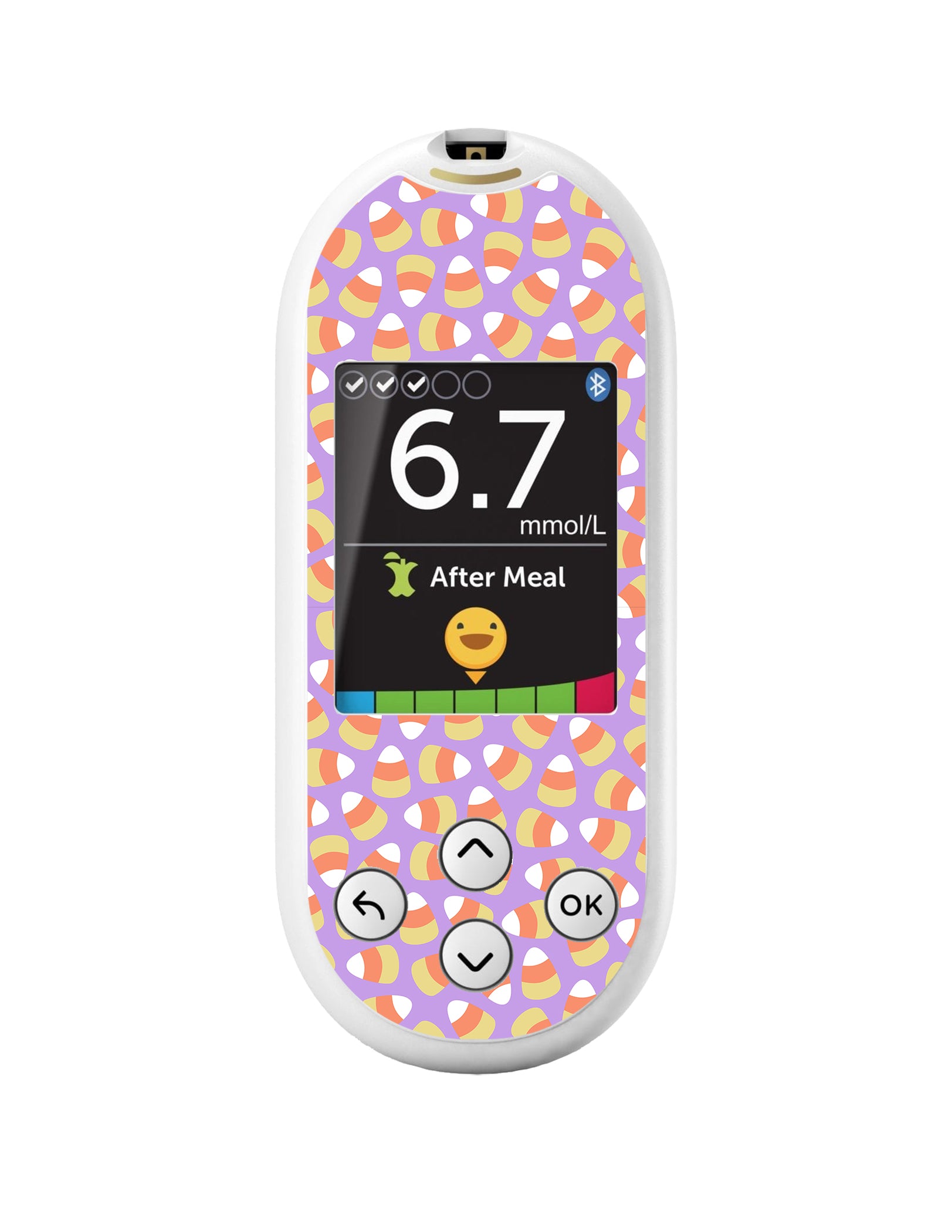 Candy Corn OneTouch Verio Reflect Glucometer - Pump Peelz