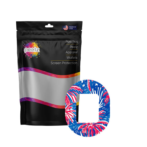 Watercolor Fireworks Patch Tape Designed for the Tandem Mobi-Pump Peelz