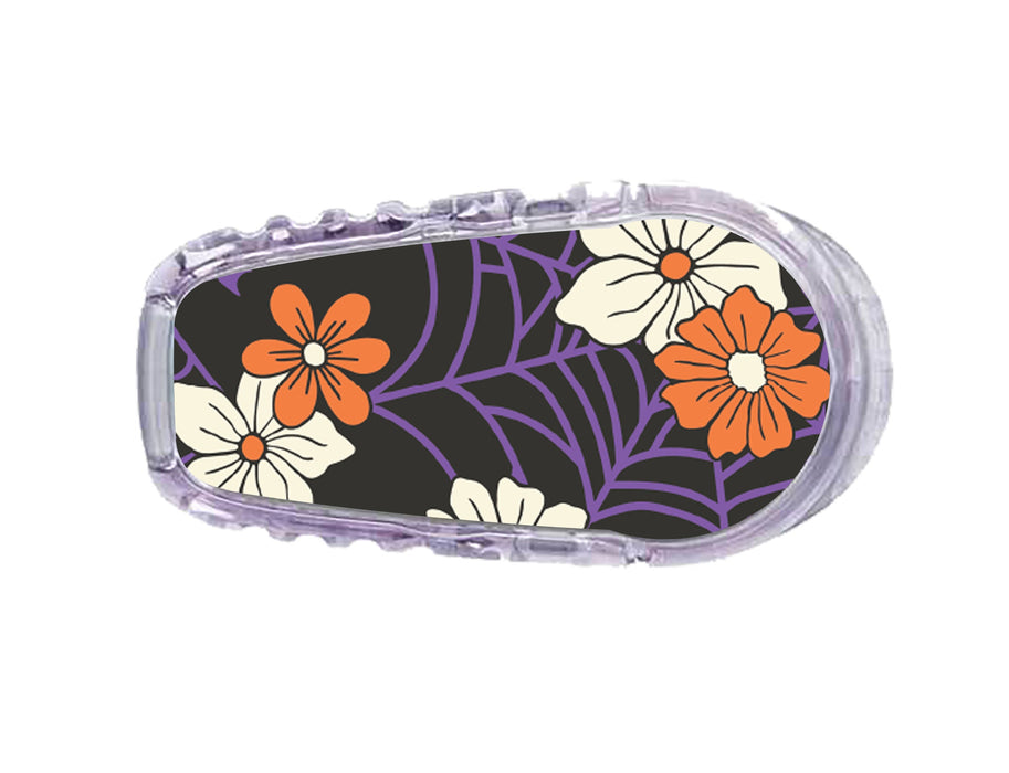 Webbed Flowers Dexcom G6 Transmitter Sticker-Pump Peelz