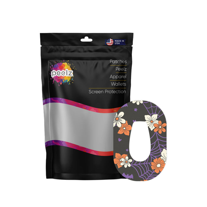 Webbed Flowers Patch Tape Designed for the DEXCOM G6-Pump Peelz