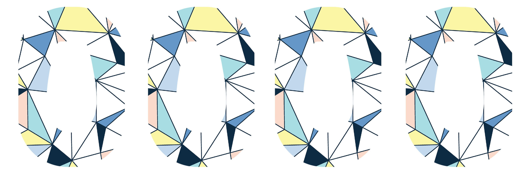 Winter Geometric Patch Tape Designed for the DEXCOM G6-Pump Peelz