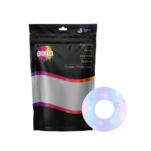 Winter Snowflake Patch+ Tape Designed for the FreeStyle Libre 2 - Pump Peelz