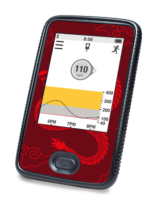 Year of the Dragon DEXCOM G6 Touchscreen Receiver-Pump Peelz