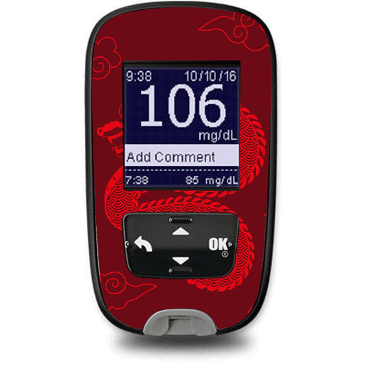 Year of the Dragon Sticker for the Accu-Chek Guide Glucometer-Pump Peelz