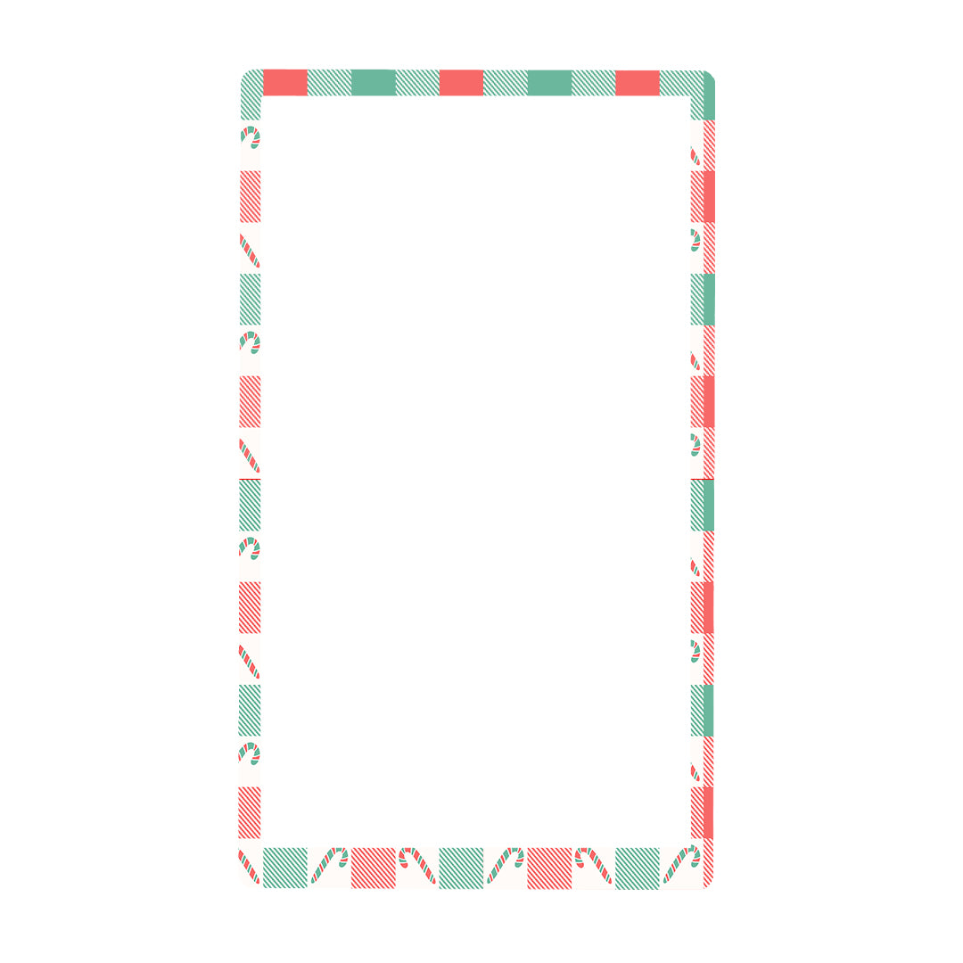 Peppermint Plaid Sticker for the Beta Bionics iLet – Pump Peelz