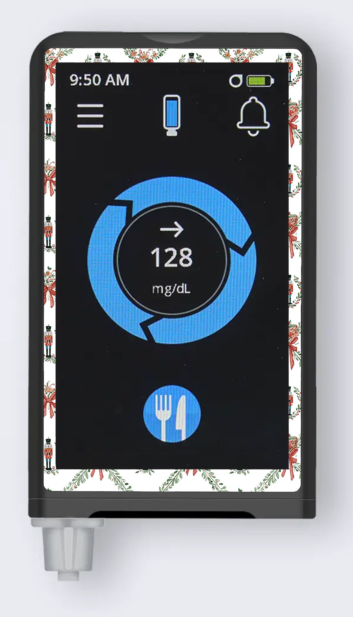 Nutcracker Noel Sticker for the Beta Bionics iLet – Pump Peelz