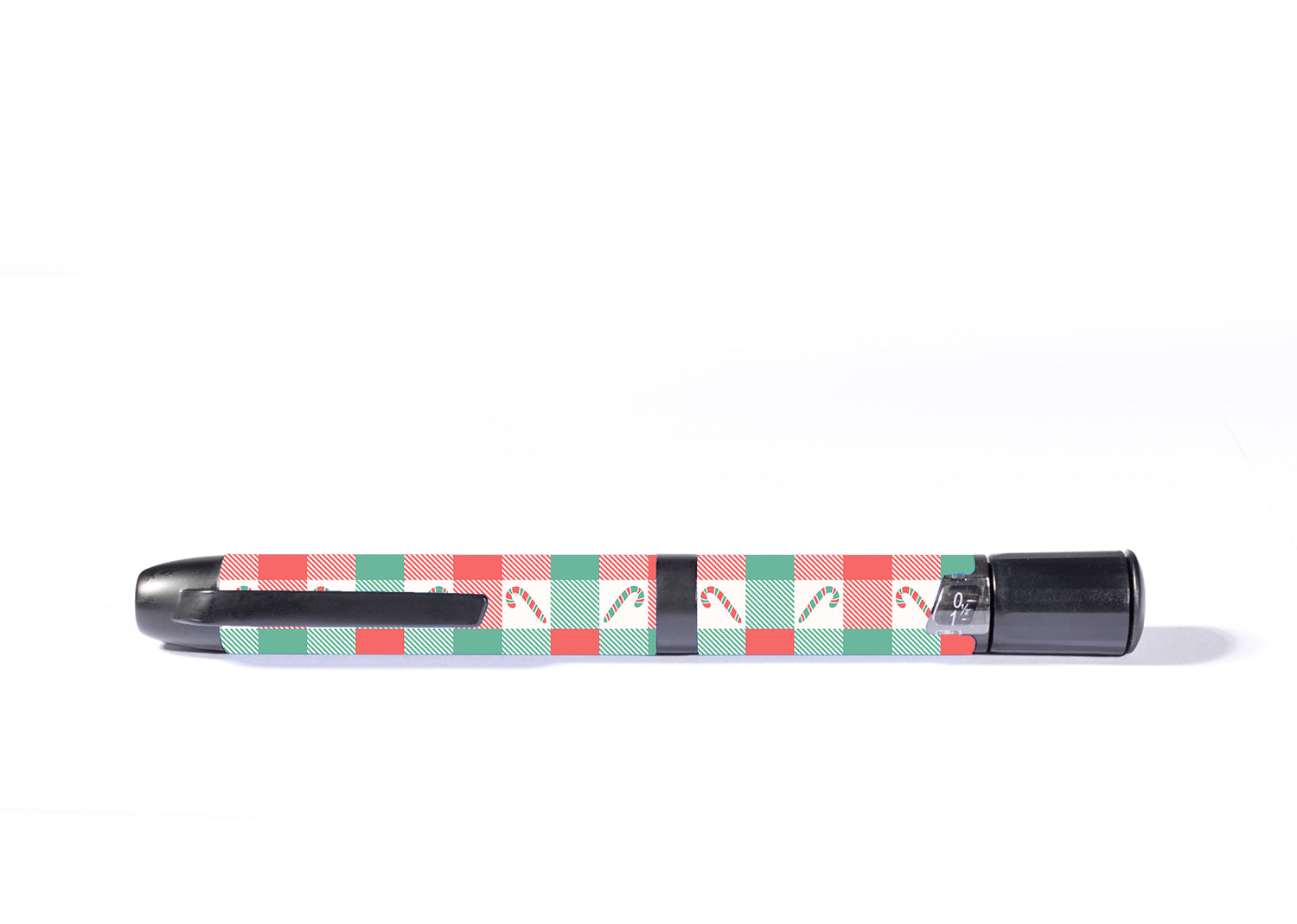 Peppermint Plaid InPen - Smart Insulin Pen Sticker - Pump Peelz