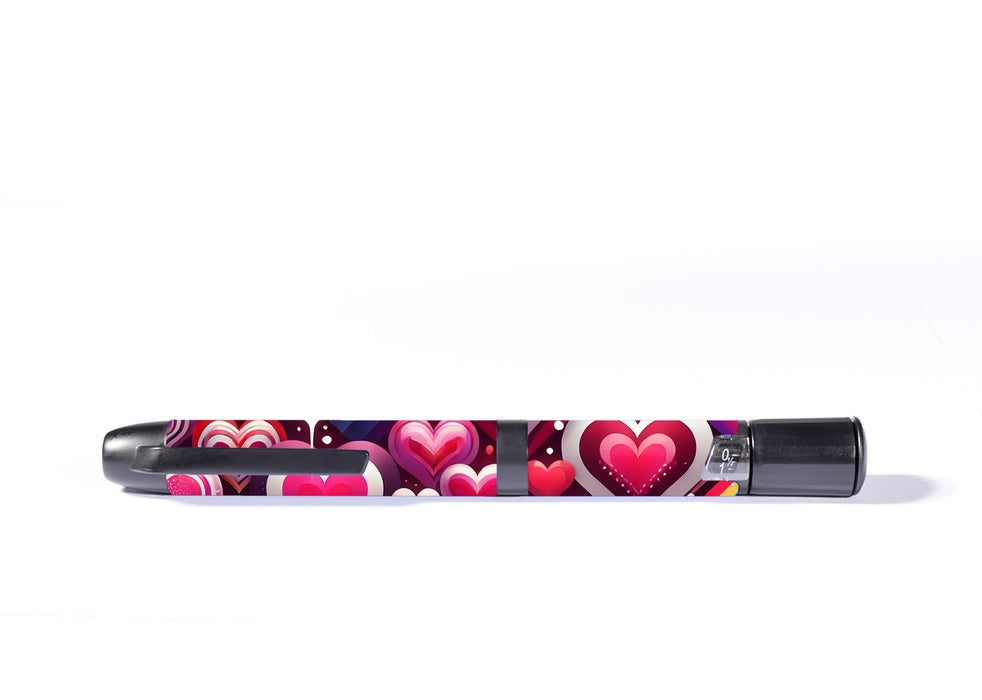 Sparkly Hearts InPen - Smart Insulin Pen