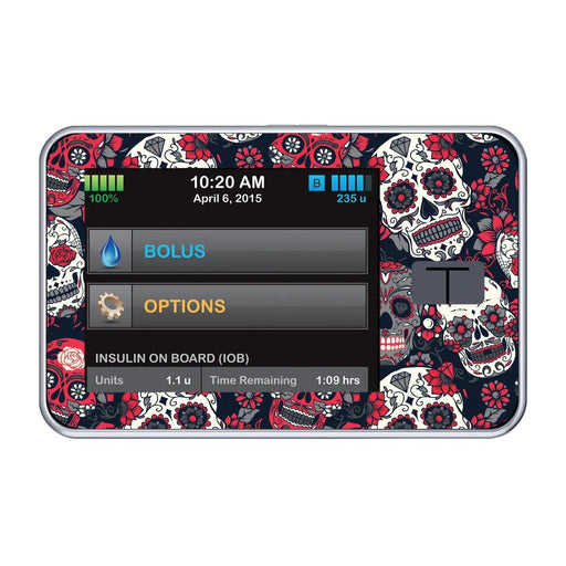 Day of the Dead for Tandem - Pump Peelz Insulin Pump Skins
 - 1