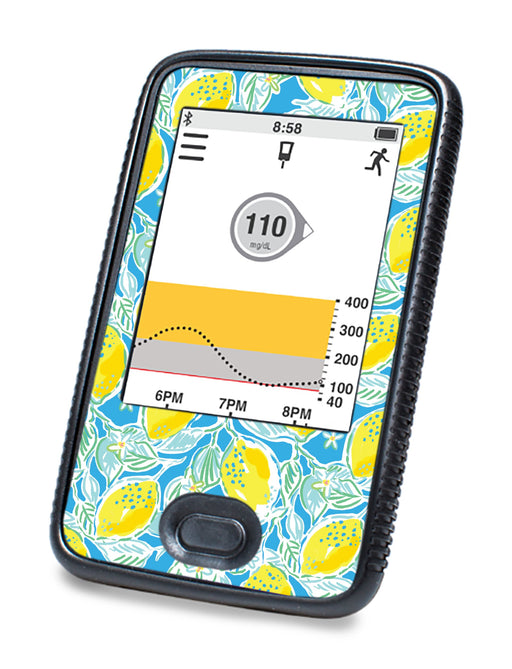Lemon Crush For Dexcom G6© Touchscreen Receiver Peelz Continuous Glucose Monitor