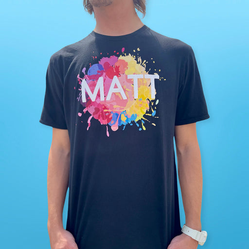 Custom Puff Letter Color Blob Shirt - Pump Peelz