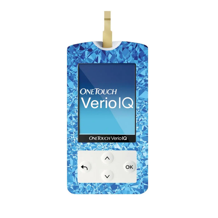 Blue Ice for OneTouch VerioIQ Meter - Pump Peelz Insulin Pump Skins
