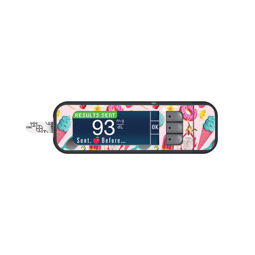 Summer Sweets Skin For Bayer Contour Next Glucometer Peelz Meters