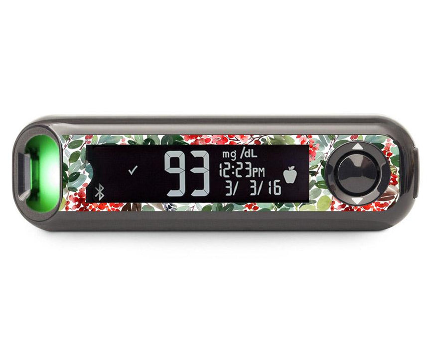 Christmas Berries For Bayer Contour© Next One Glucometer Peelz Contour Meters