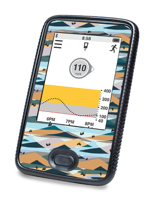 Scenic Mountains Designed for DEXCOM G6 Touchscreen Receiver - Pump Peelz