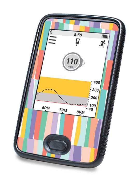 All Sortsa Stripes DEXCOM G6 Touchscreen Receiver - Pump Peelz