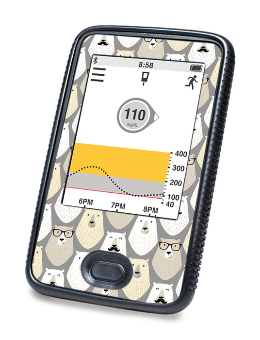 Mr. Bear Designed For Dexcom G6 Touchscreen Receiver Peelz Dexcom Continuous Glucose Monitor