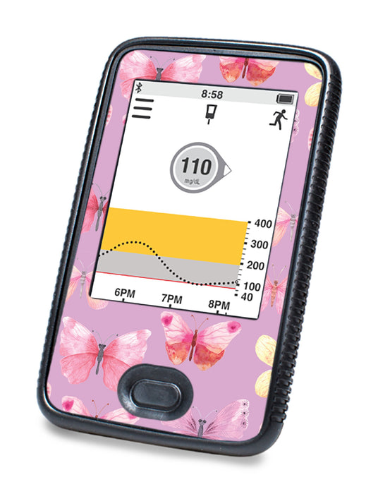 Butterflies For Dexcom G6© Touchscreen Receiver Peelz Continuous Glucose Monitor
